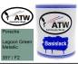 Preview: Porsche, Lagoon Green Metallic, 35Y / F2: 1L Lackdose, von ATW Autoteile West.